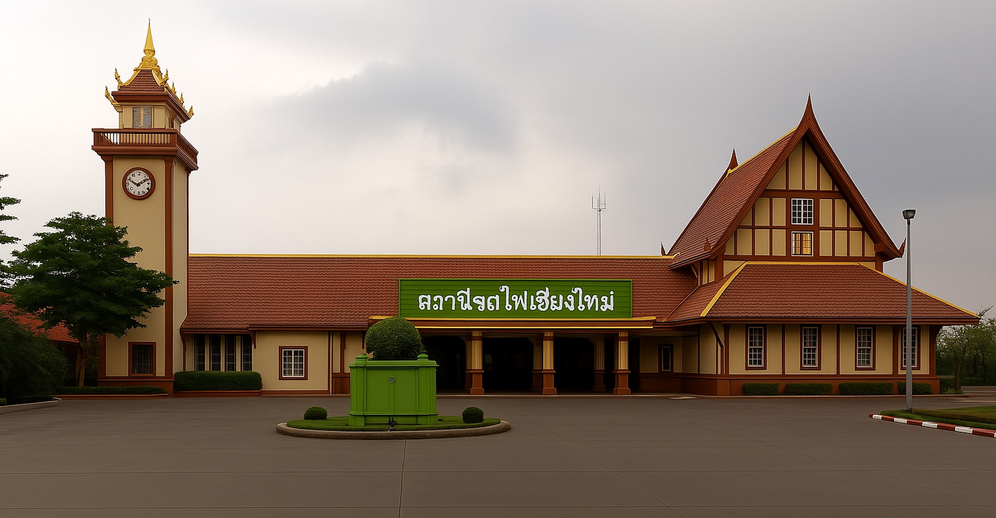 Train Station AI gen