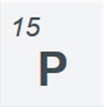 15 P