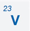 23 V