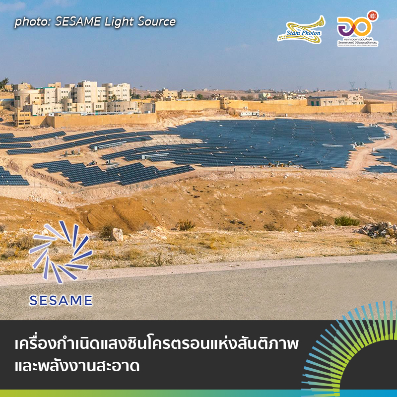 เครองกำเนดแสงซนโครตรอนแหงสนตภาพแ