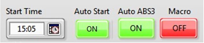 Auto start condition