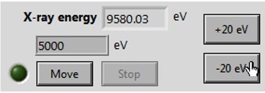 Screenshot: Energy change