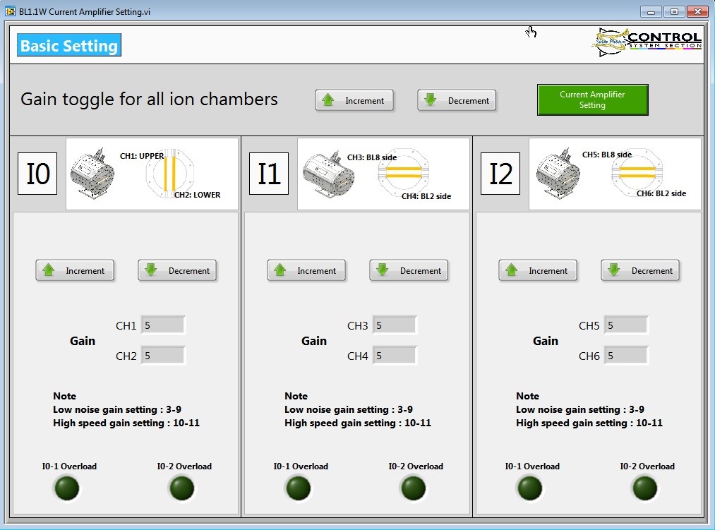 Screenshot: Basic setting