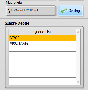 Macro setting enable
